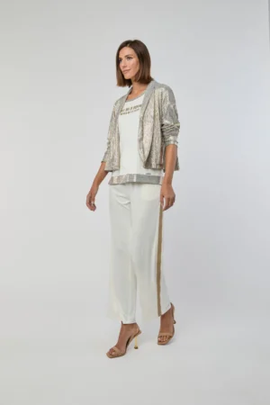 Chaqueta lurex dorado – M de Miguel