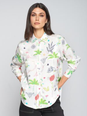 Camisa estampado floral