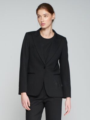 Blazer negro con strass – Vilagallo