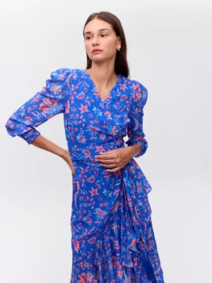 Endless folk – vestido wrap print folk – mioh