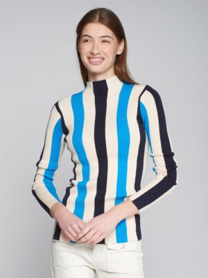 Jersey canalé stripes rayas tricolor – Vilagallo