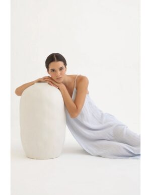 Vestido Aubarca azul cielo