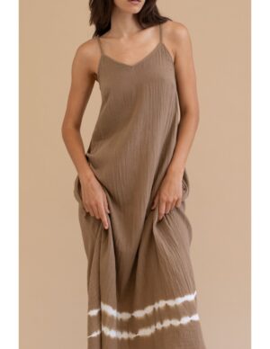 Vestido Aubarca tostado