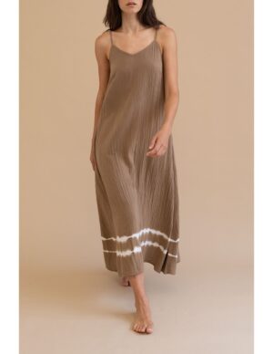 Vestido Aubarca tostado
